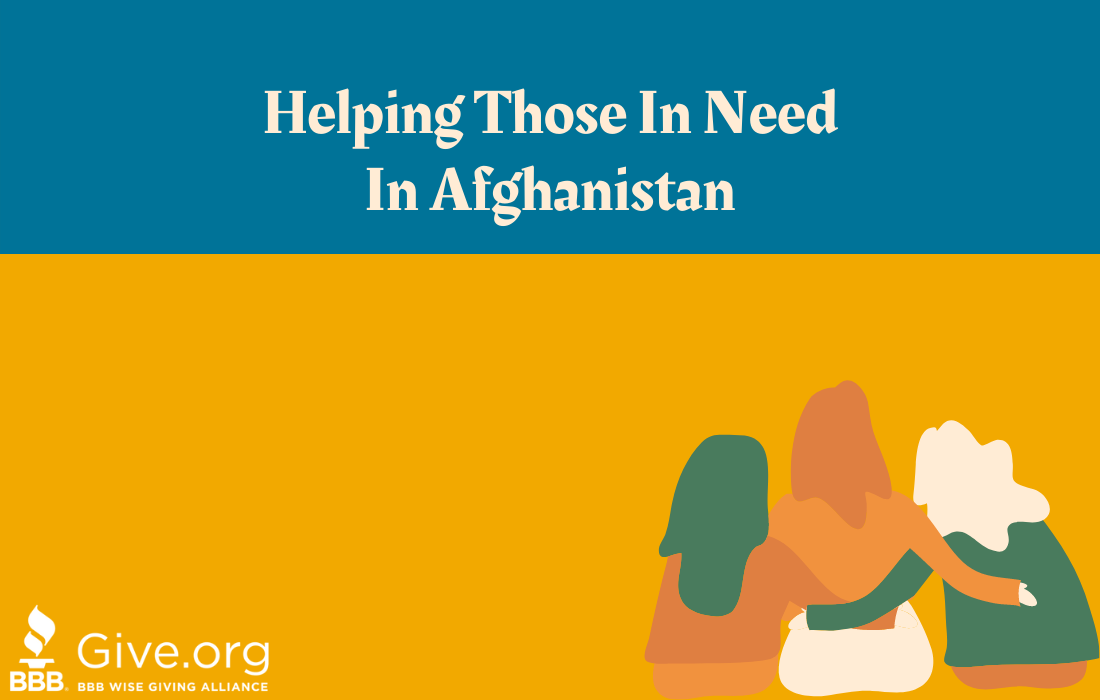Wise Giving Wednesday: Helping Those in Need in Afghanistan