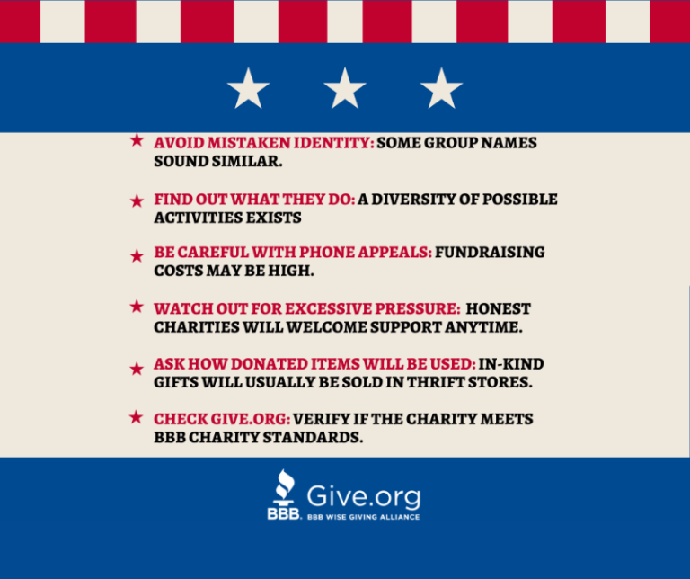 Timps for Donating to Veterans image